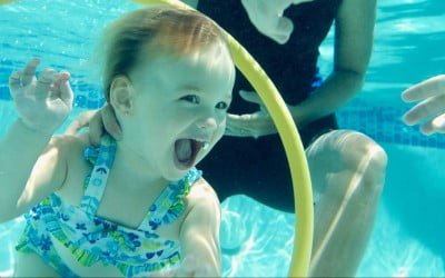 The importance of young swimmers going underwater