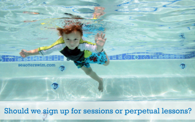 Should I sign my child up for a session or weekly swim lessons?