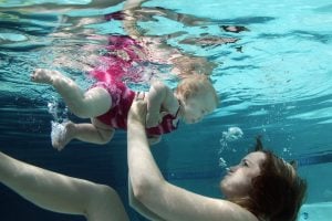 Baby swim lessons