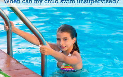 When can my child swim unsupervised?