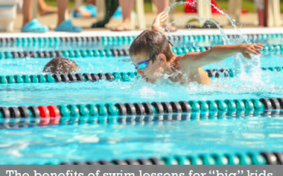 The benefits of swim lessons for “big” kids